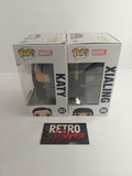 Funko Pop Marvel Shang-Chi Katy 852 and Xialing 880 Lot
