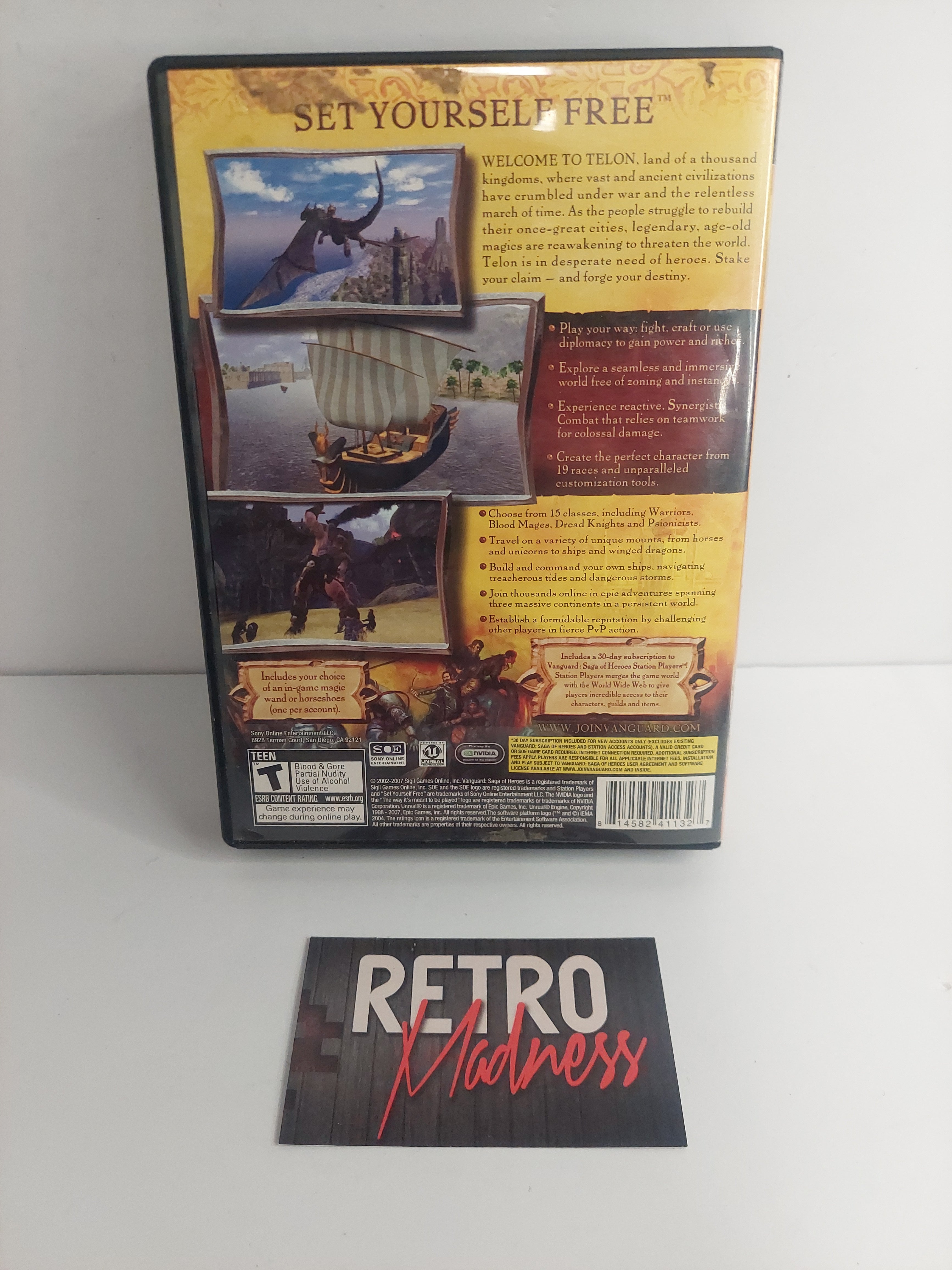 Vanguard Saga of Heroes PC DVD-ROM