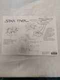 Vintage 1995 Star Trek Warp Engine Nacelle Instructions