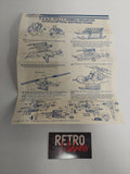 Vintage 1982 G.I. Joe Cobra F.A.N.G. Blueprint Instructions