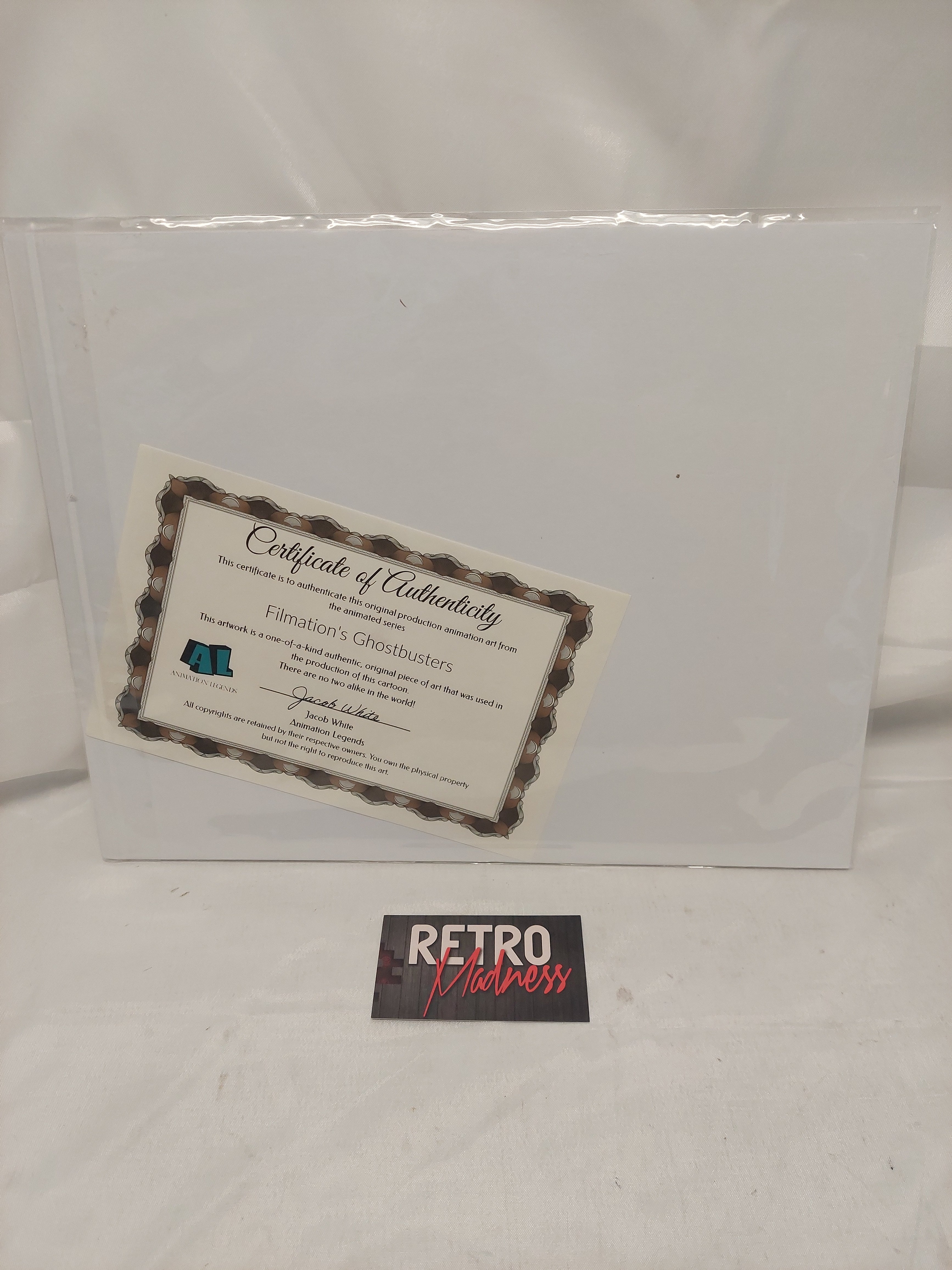 Ghostbusters Animated Series 1986 Original Production Cel