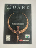 Nintendo 64 N64 Quake Manual Instruction Booklet ONLY