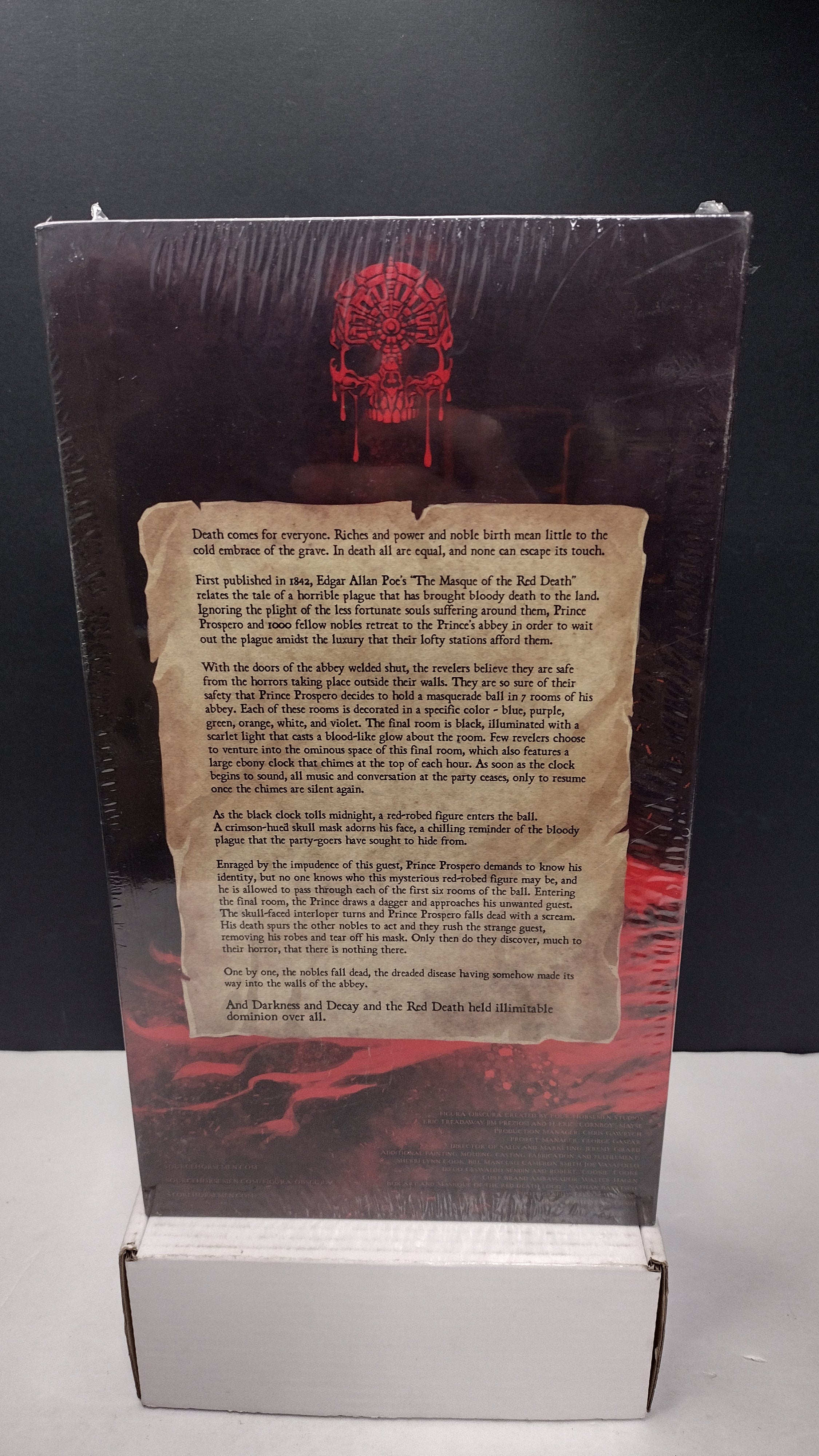 Four Horsemen Figura Obscura: The Masque of the Red Death (Original Red Robes Version - Brand New & Factory Sealed)