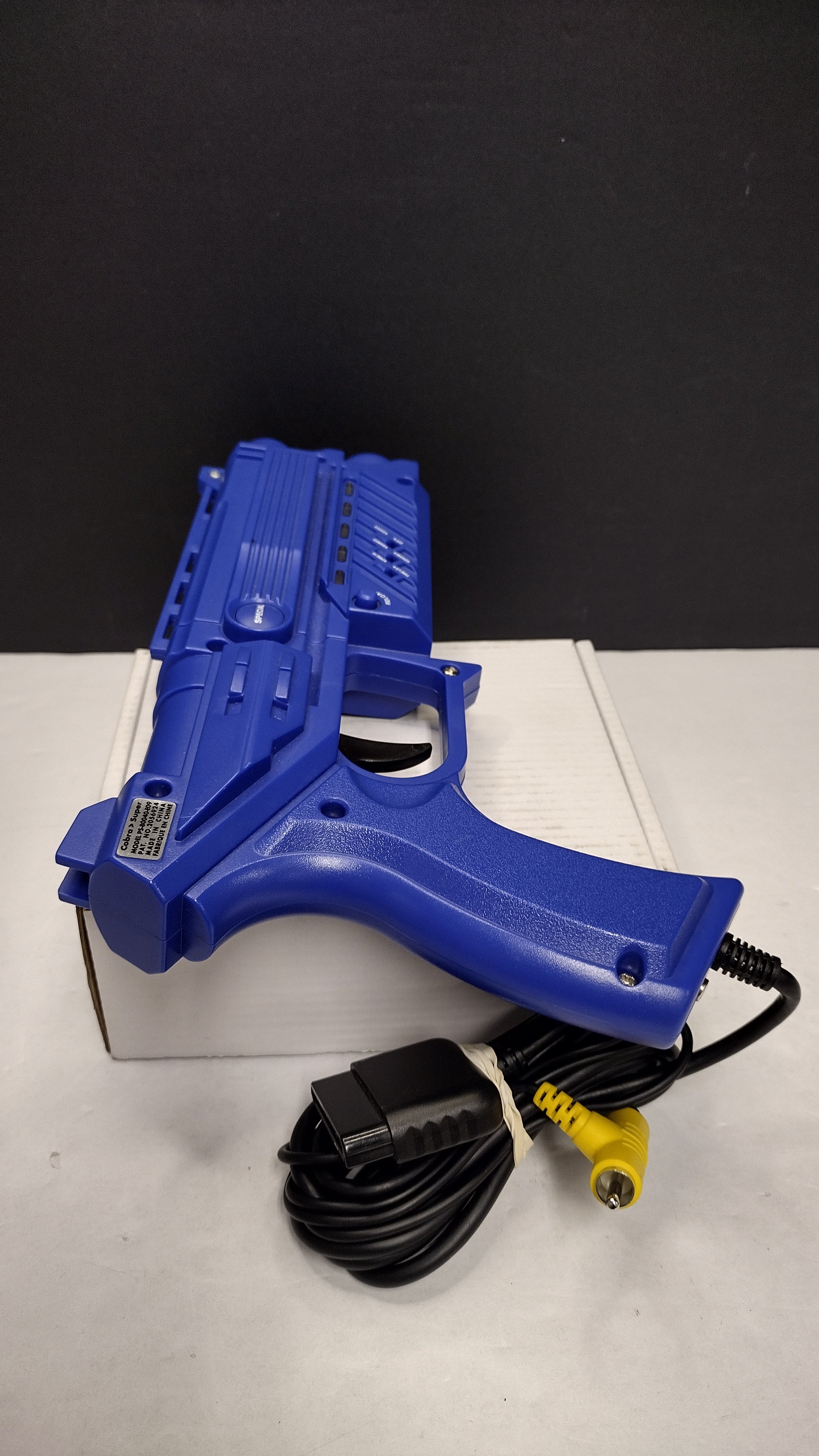 Vintage 1990s NYKO Cobra Light Gun Model UN-80039 PS1/PS2 & Sega Saturn (Tested - Loose)