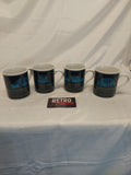 Vintage Hamilton Collection Star Trek 4 Coffee Mugs Lot B