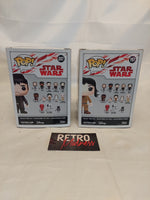 Lot of 2 Funko Pops Star Wars The Last Jedi DJ 207 and Rose 197