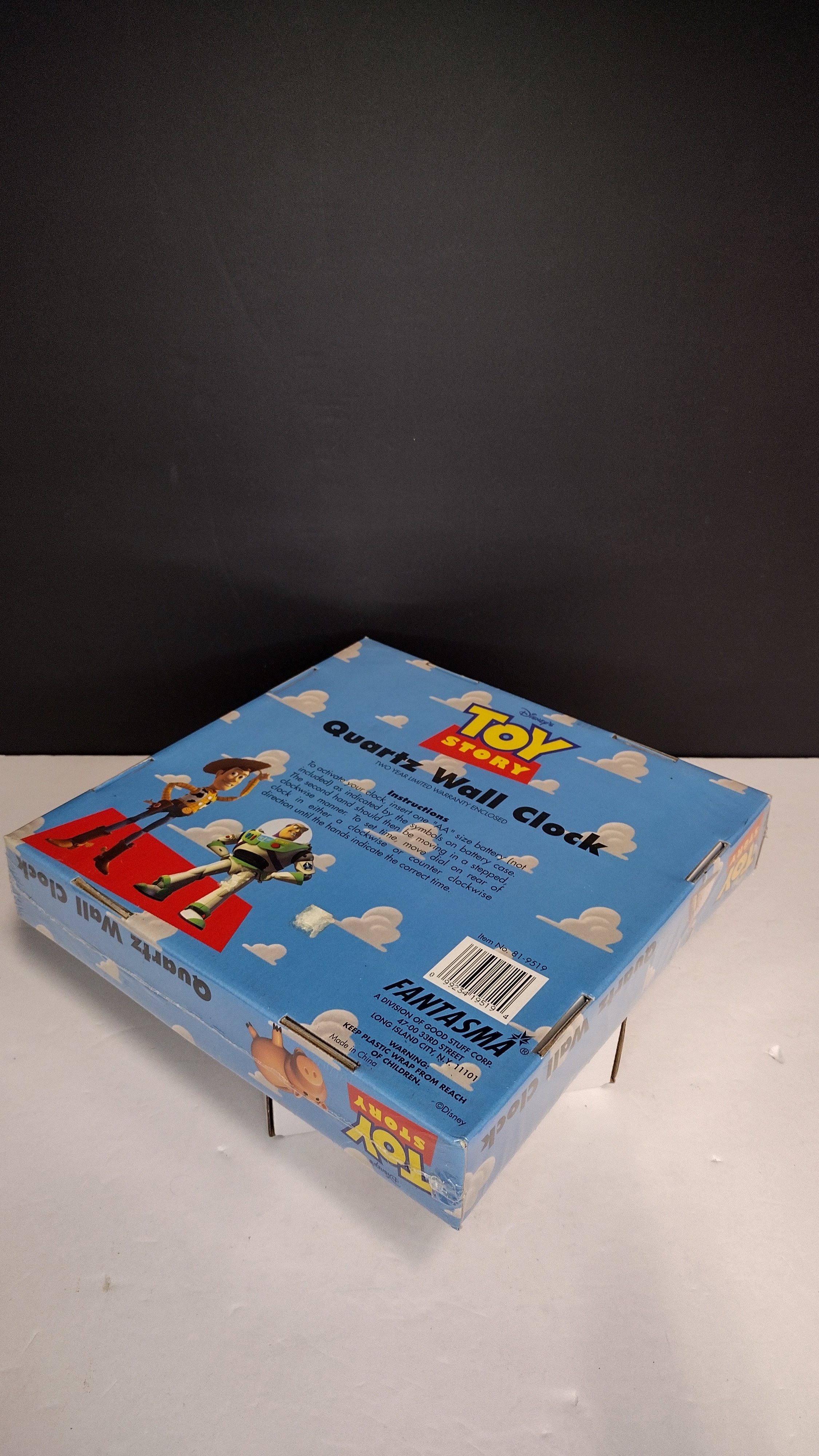 Vintage 1996 Toy Story Quartz Wall Clock