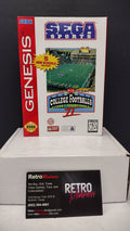 Vintage 1995 Sega Genesis College Football's National Championship II (Original Box & Manual Only - No Game)