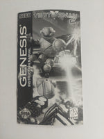 Sega Genesis Vectorman 2 Manual Instruction Booklet ONLY