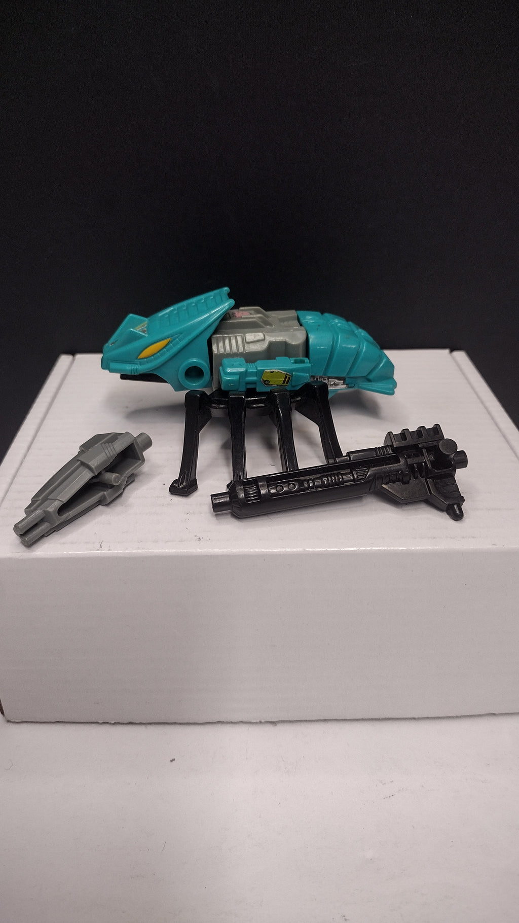 Vintage 1989 G1 Transformers: Seacon Nautilator Action Figure – Loose with 3 Accessories (Missing Both Claws / Worn Decals / Piranacon Team)