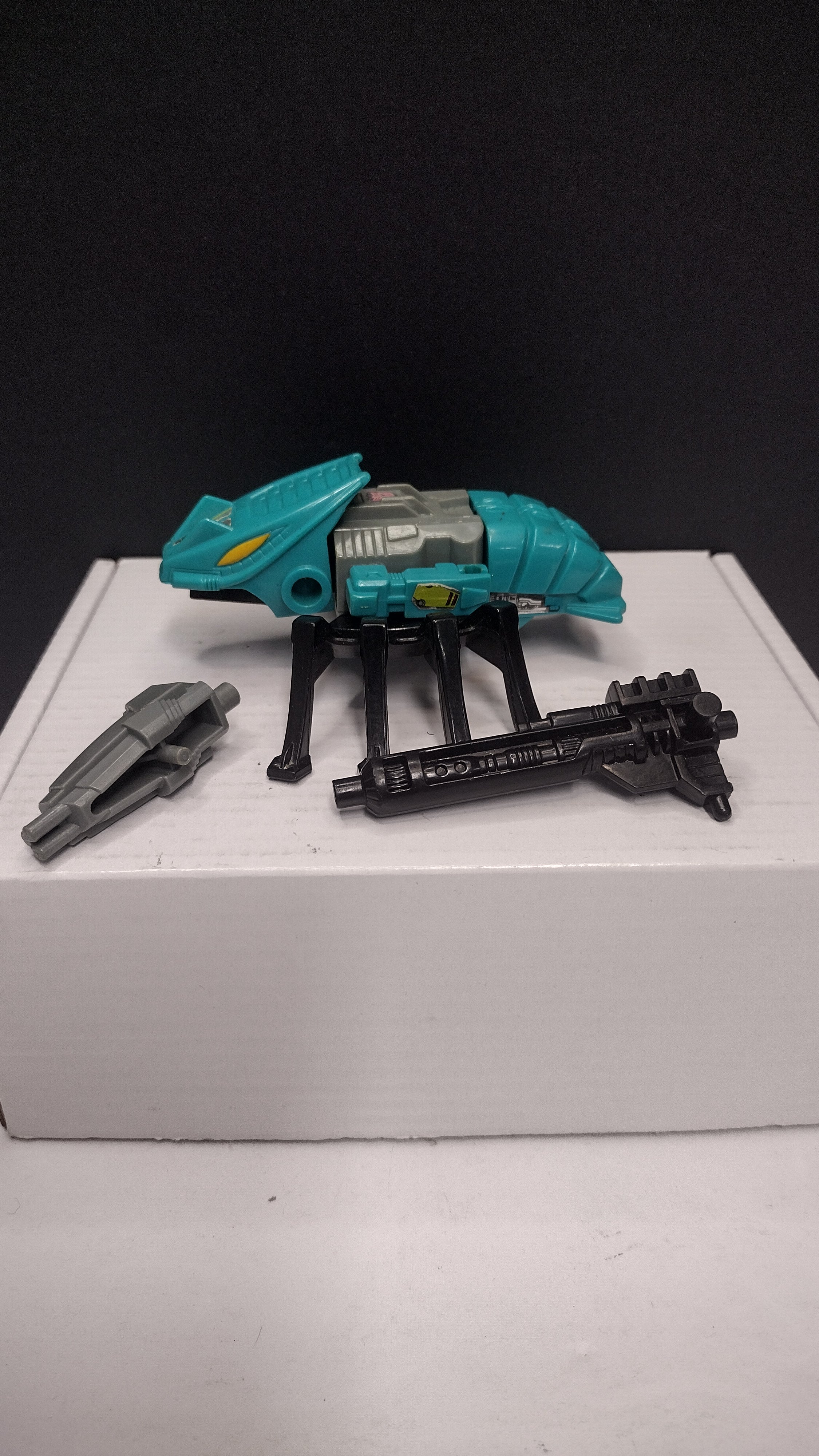 Vintage 1989 G1 Transformers: Seacon Nautilator Action Figure – Loose with 3 Accessories (Missing Both Claws / Worn Decals / Piranacon Team)