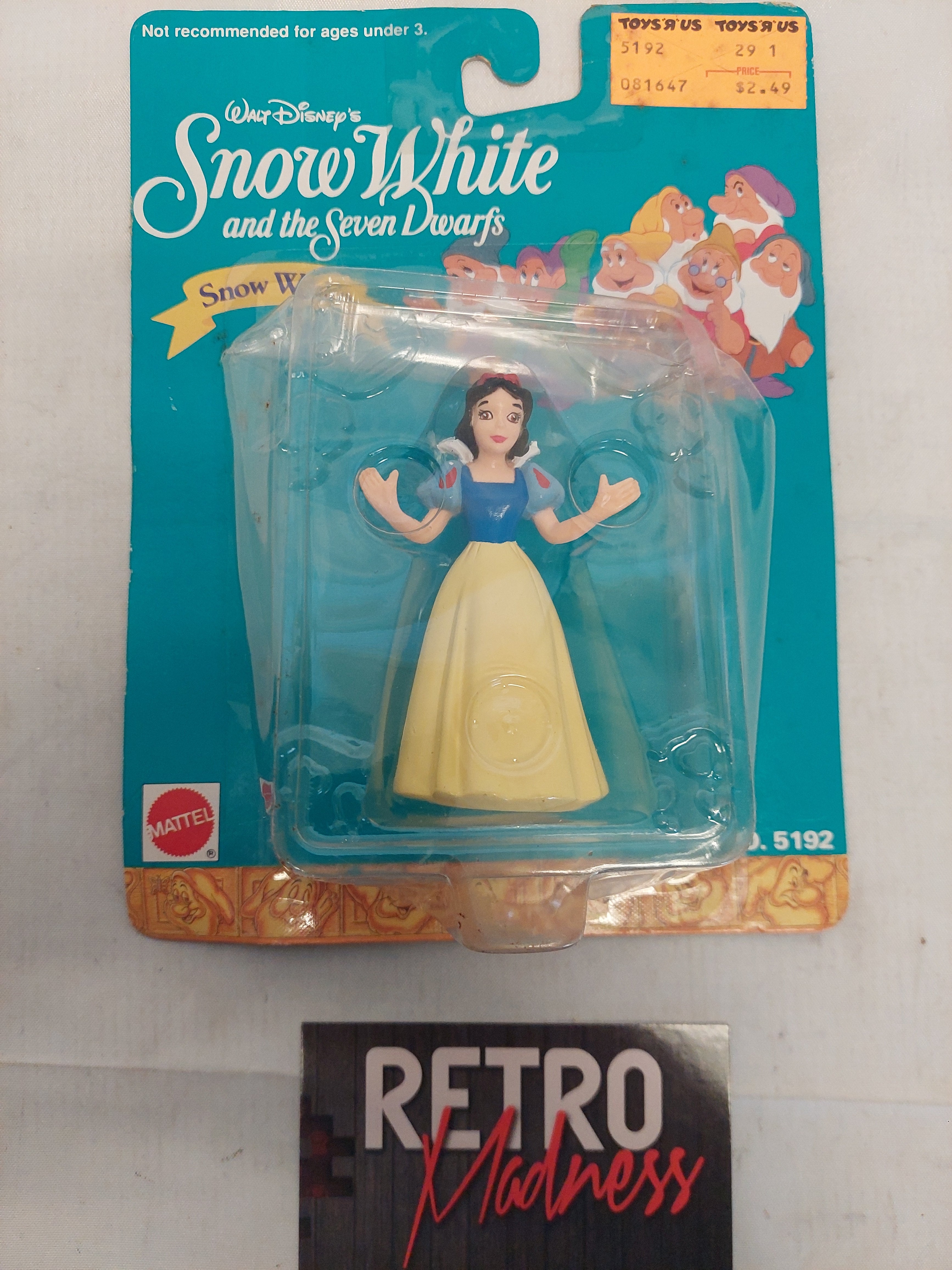 Vintage Lot of Walt Disney's Snow White and the Seven Dwarfs Figures