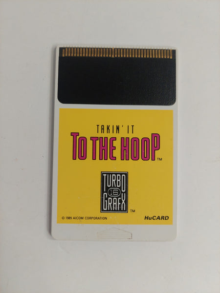 Turbo Grafx 16 Takin' it to the Hoop Game HuCard