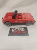 Vintage 1976 Geobra Playmobil Police Car with Figures