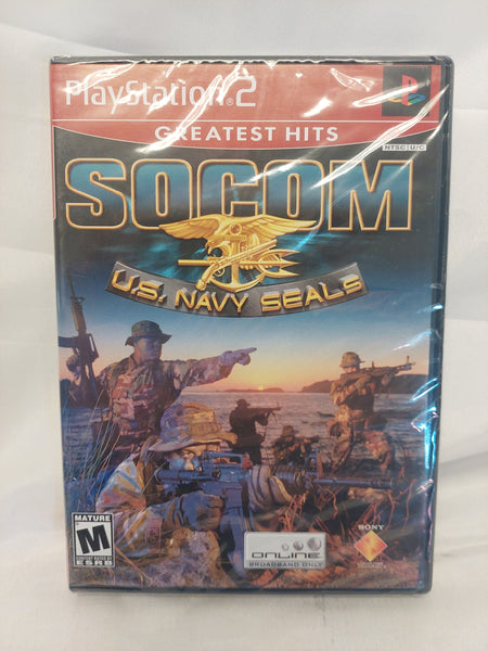 PlayStation 2 PS2 SOCOM U.S. Navy Seals Greatest Hits Video Game Sealed