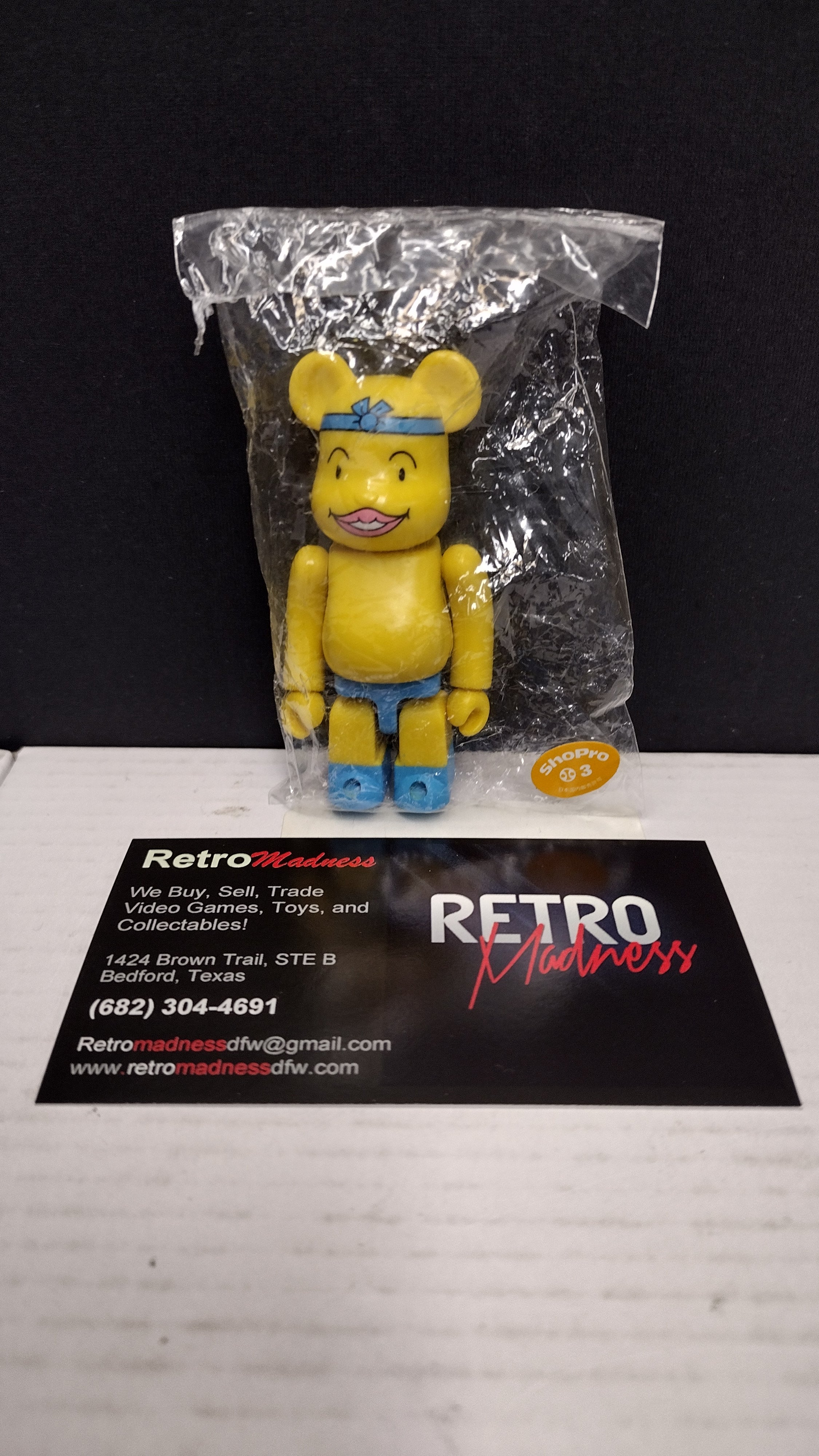Authentic Medicom Toy: Be@rbrick Series 14 (Cute Variant) – Oden-kun by Lily Franky 100% Figure • Loose But Factory Sealed In Inner Baggie (2007)