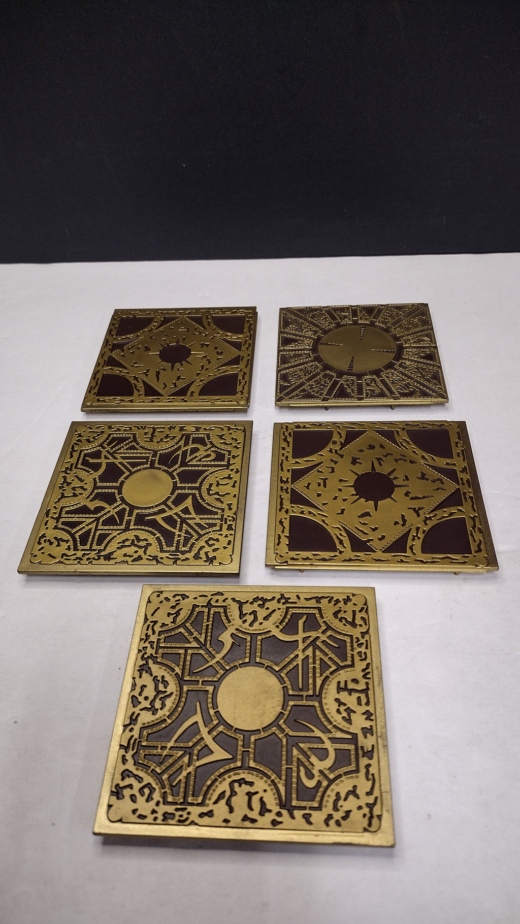 NECA Hellraiser Series 1 (2003) Lament Configuration Puzzle Box BAF Pieces Lot (5 of 6 Sides Included)