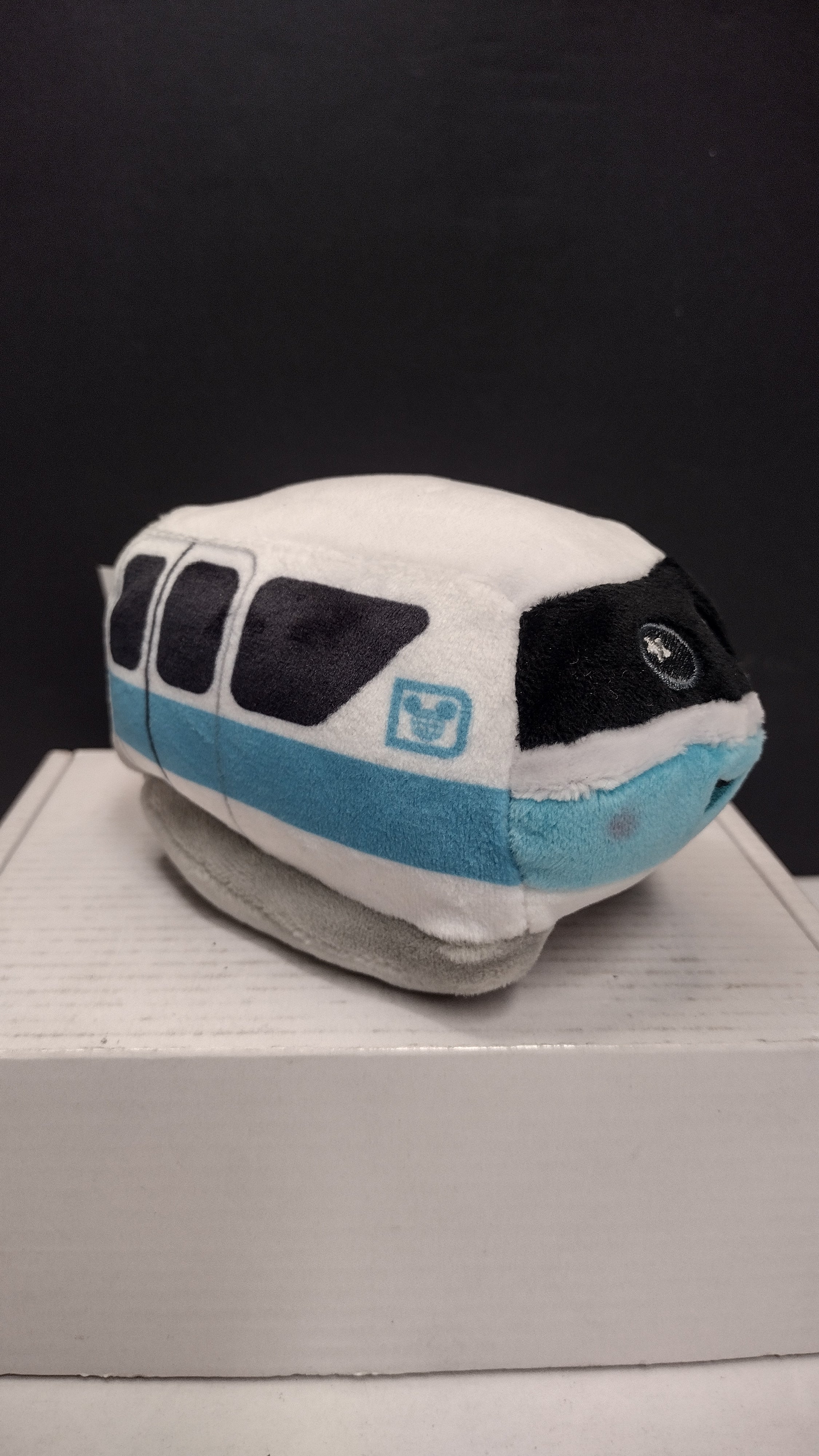 Disney Parks Wishables: Monorail Micro Plush – Disney Transportation Series (No Hang Tag)