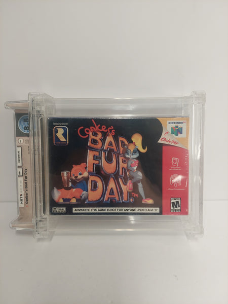 WATA Graded Sealed N64 Conker's Bad Fur Day Graded 8.5