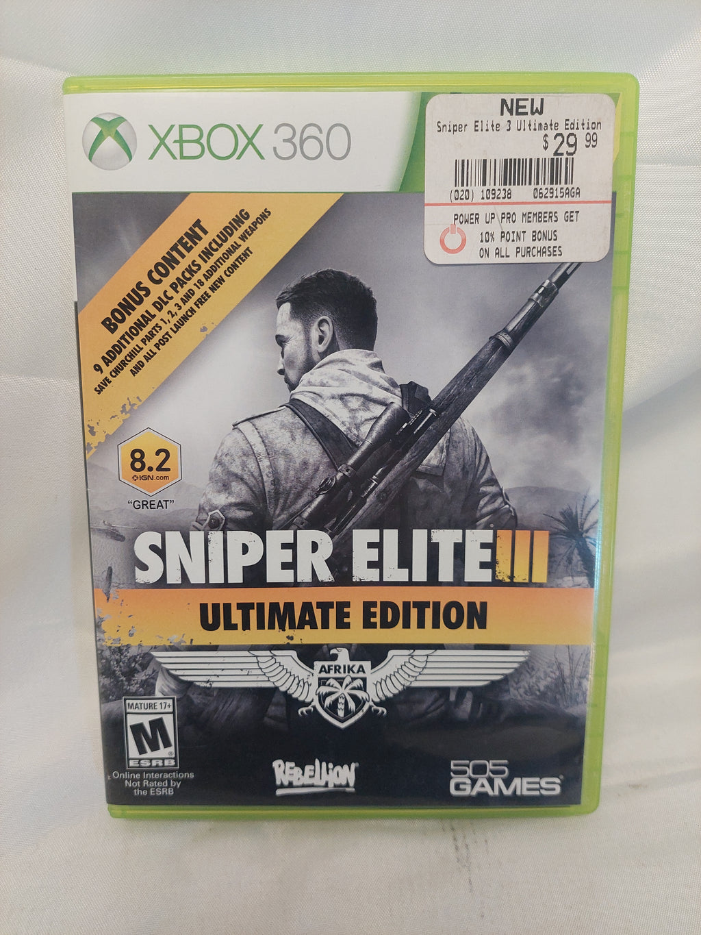 Code 360 Sniper Xbox 360 Sniper Elite III Ultimate Edition Video Game – Retro Madness