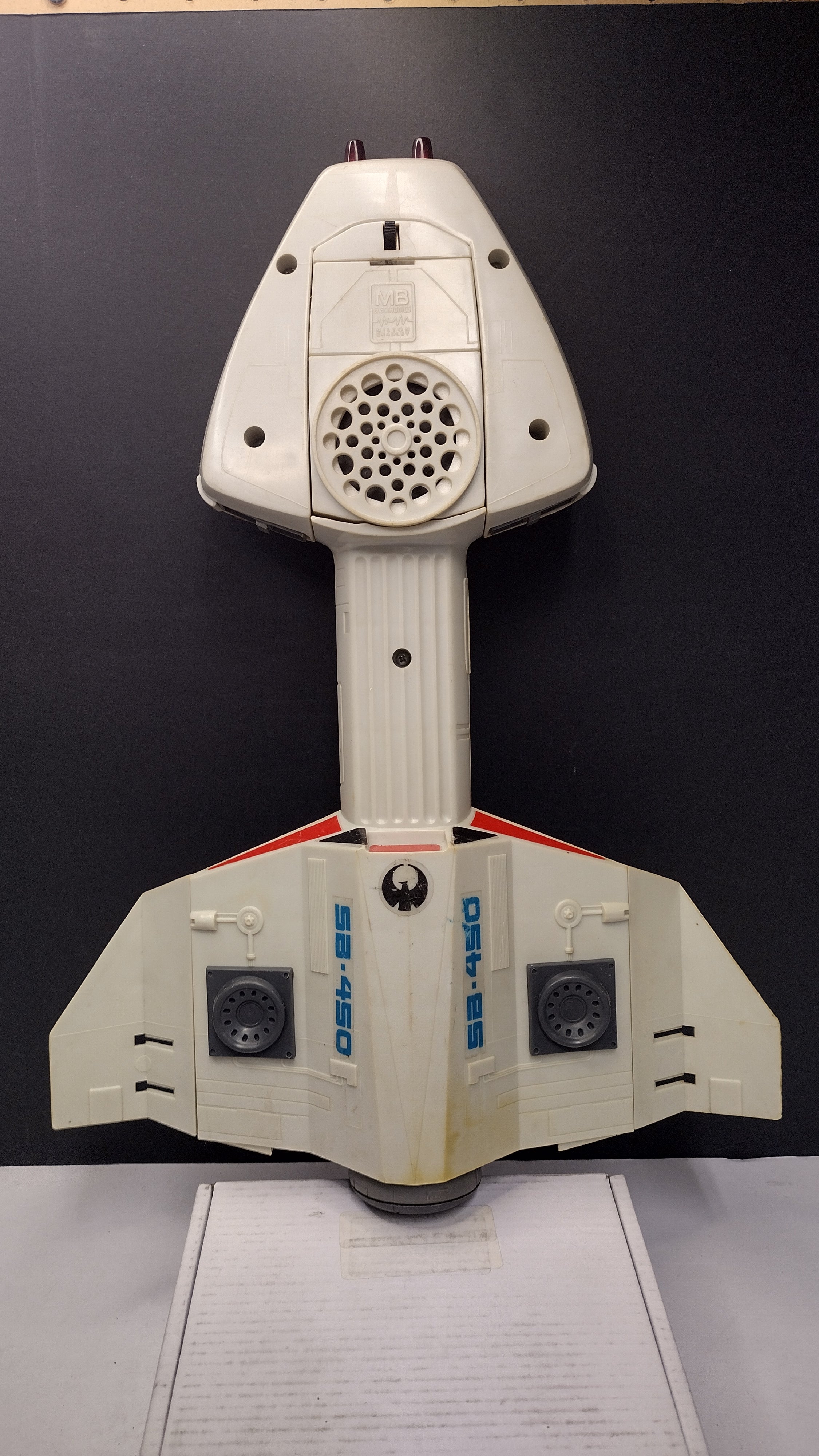 Vintage 1978 Milton Bradley Electronic Star Bird Command Space Ship (Tested & Working - Missing Wing Fins)