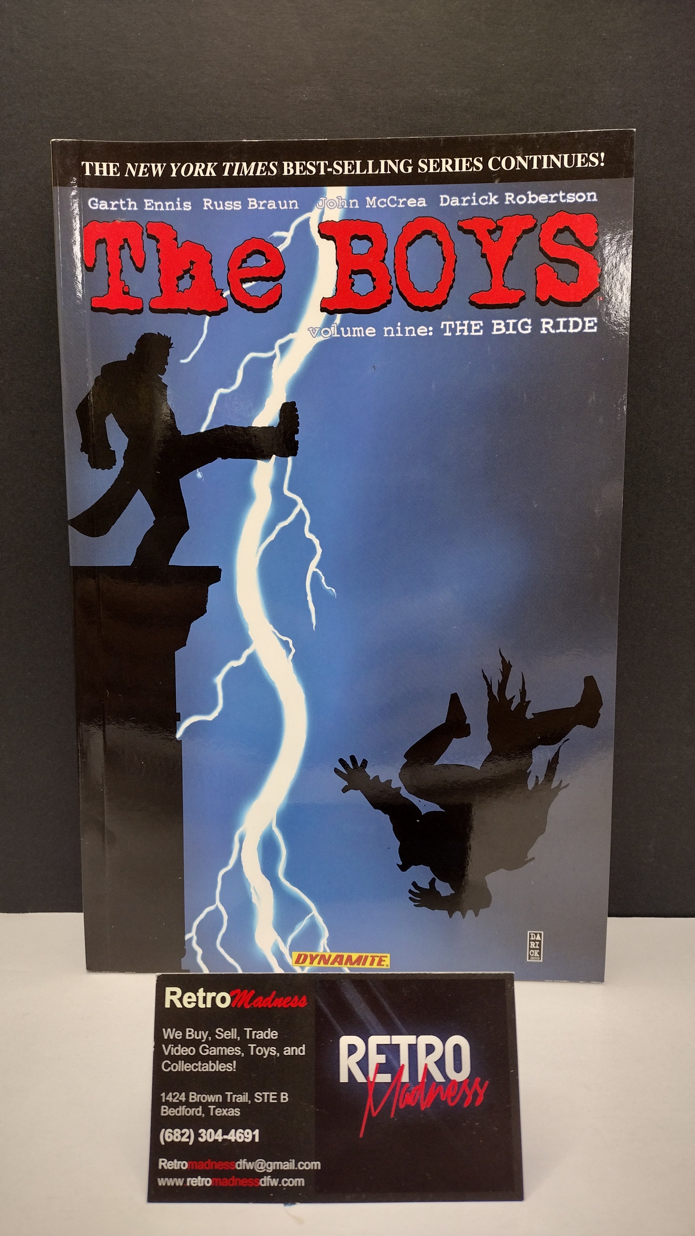 (MATURE) The Boys, Vol. 9: "The Big RIde" by Garth Ennis – New Paperback