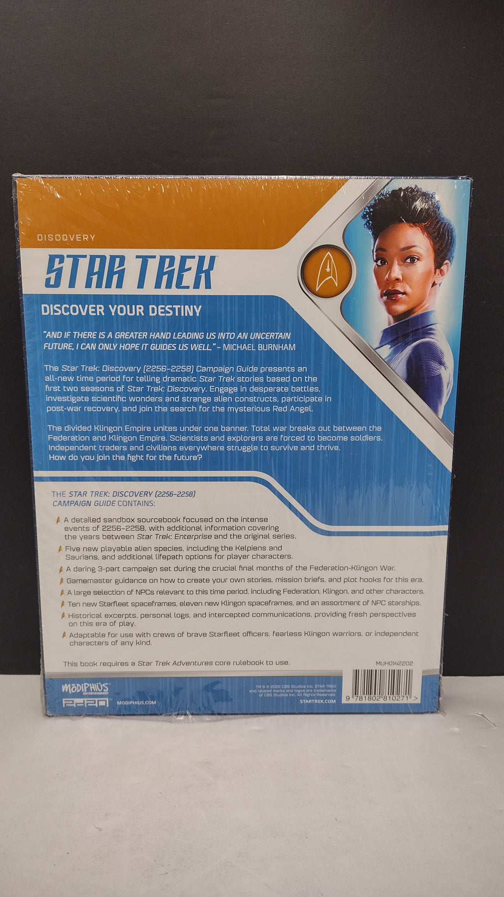 Star Trek Adventures: Discovery Campaign Guide Collector's Edition RPG Book (Modiphius - Brand New & Factory Sealed)