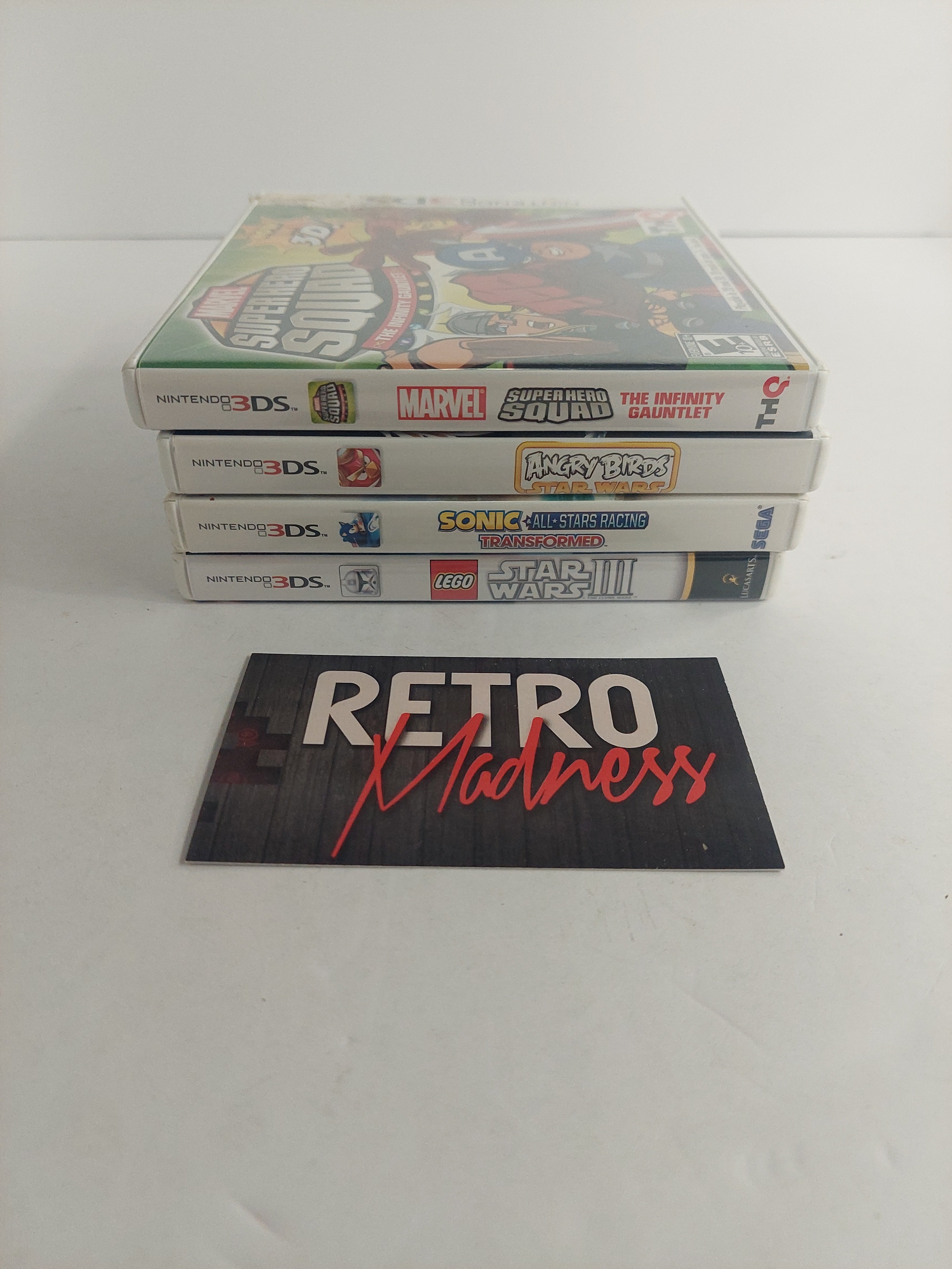 Nintendo 3DS Game Case No Games Lot of 4