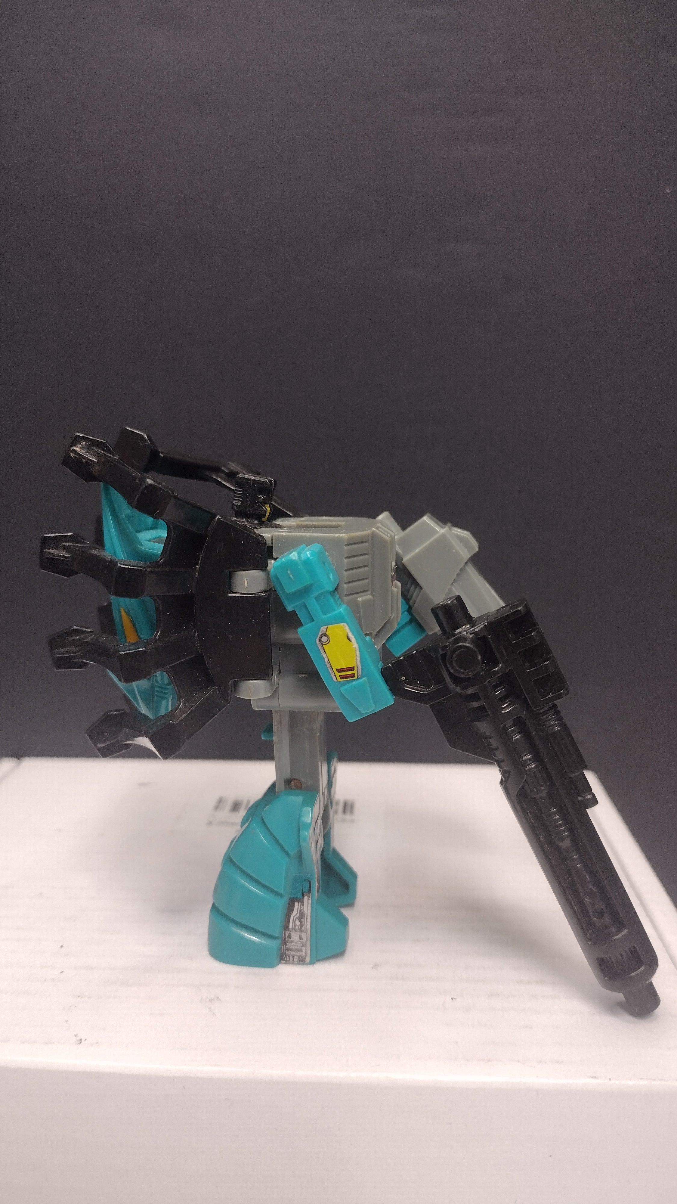 Vintage 1989 G1 Transformers: Seacon Nautilator Action Figure – Loose with 3 Accessories (Missing Both Claws / Worn Decals / Piranacon Team)