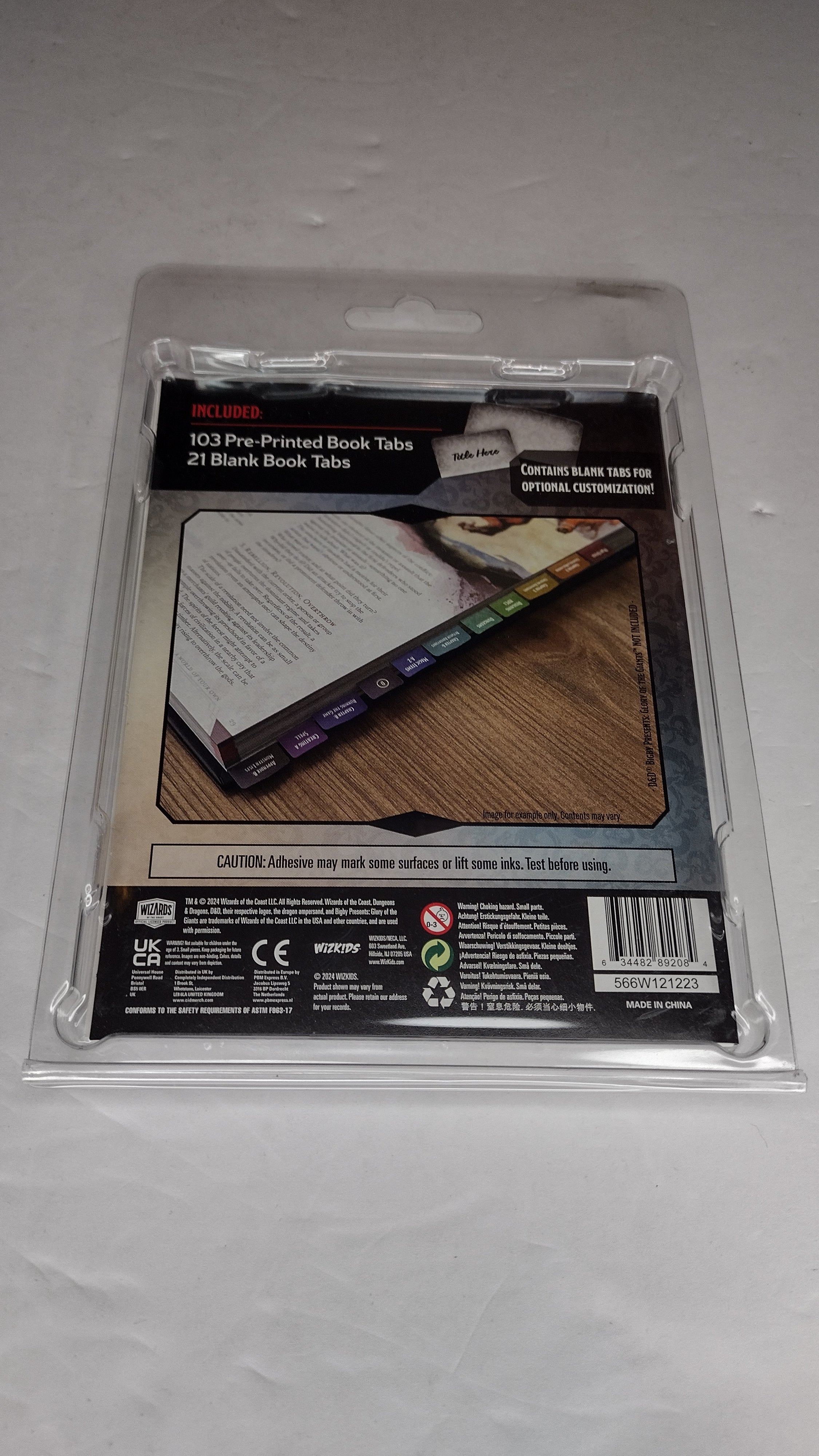 Dungeons and Dragons: Bigby Presents: Glory of The Giants Book Tabs