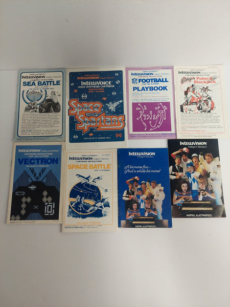 Vintage Intellivision Manual and Catalog Lot