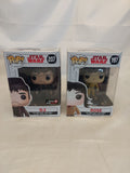 Lot of 2 Funko Pops Star Wars The Last Jedi DJ 207 and Rose 197