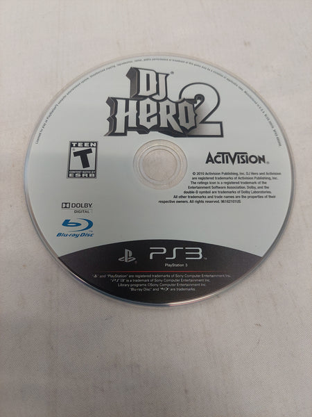 Sony PlayStation 3 PS3 DJ Hero 2 Game Disc