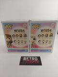 Funko Pop DC Wonder Woman 84 Golden Armor 323 and The Cheetah 328 Lot