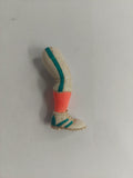 Vintage Socket Poppers Football Player Right Leg Part ONLY