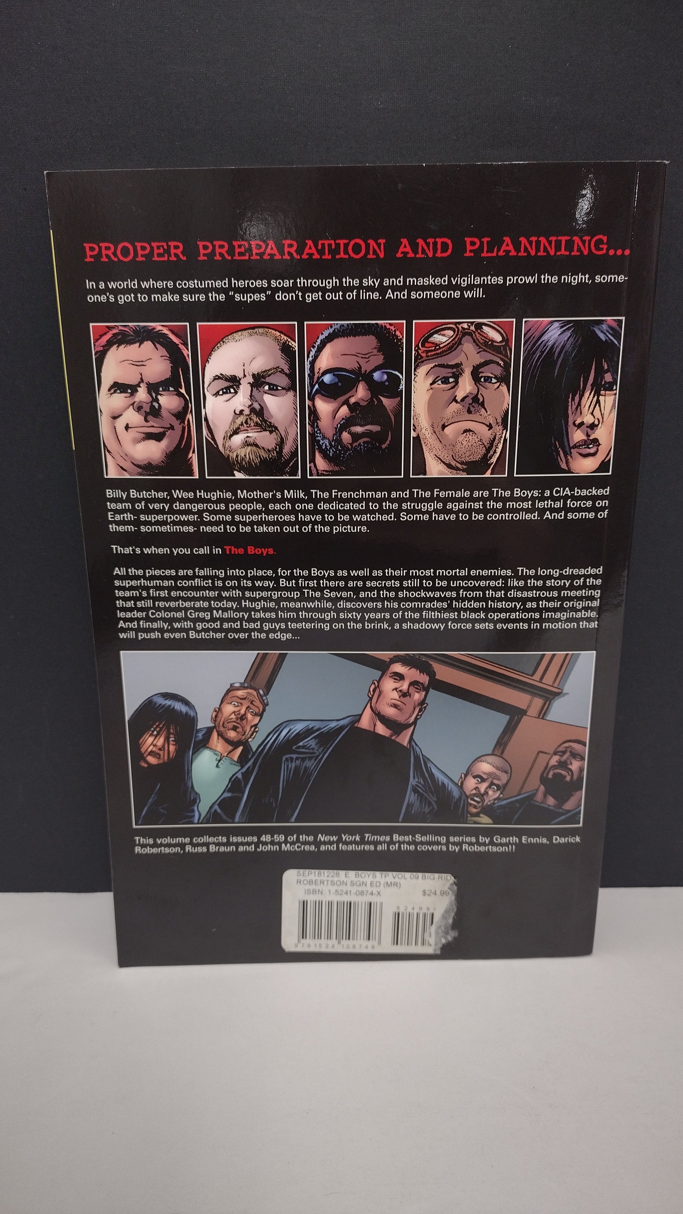 (MATURE) The Boys, Vol. 9: "The Big RIde" by Garth Ennis – New Paperback