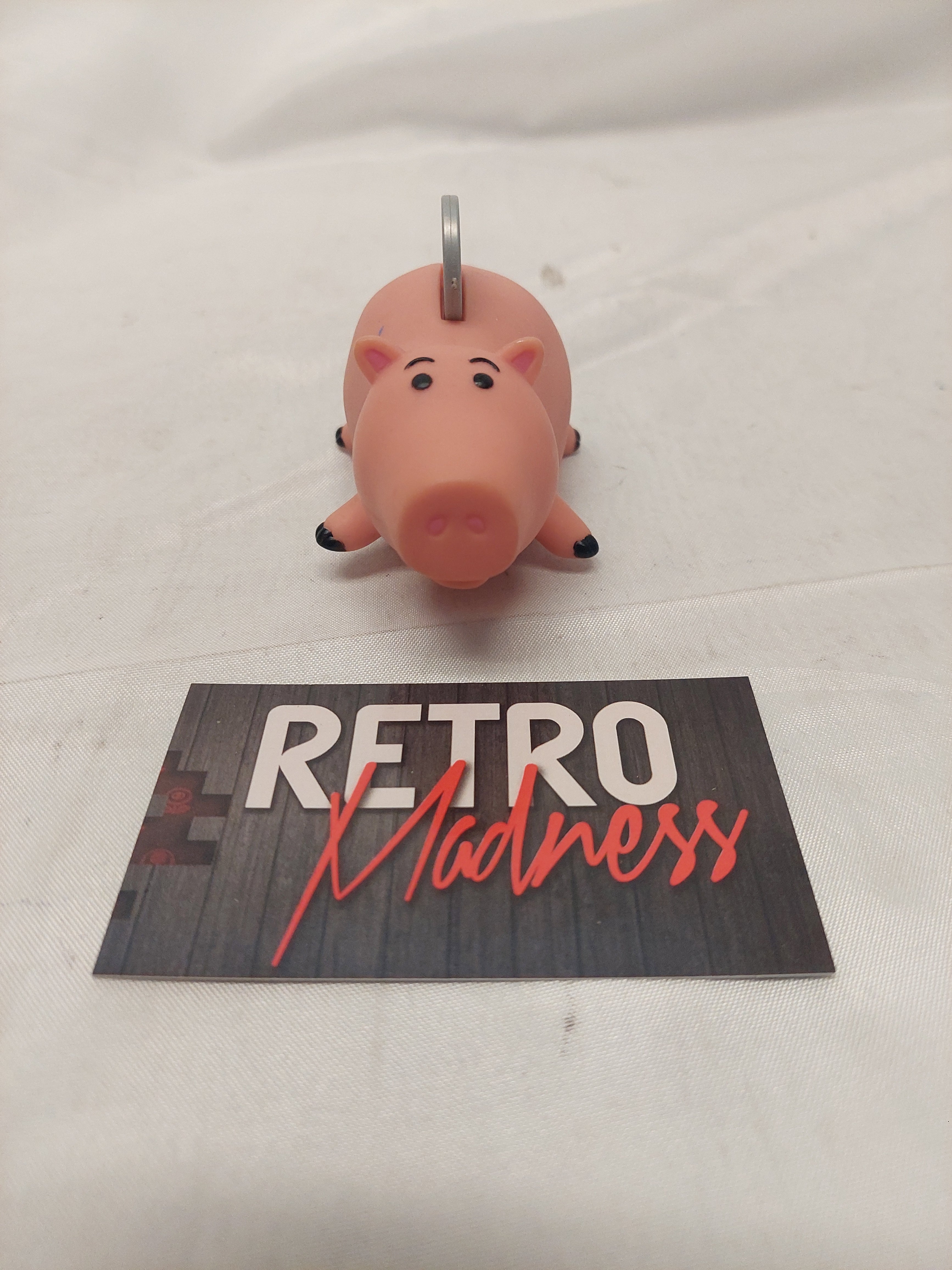 Vintage Toy Story Burger King Hamm Pig Figure Tested and Works