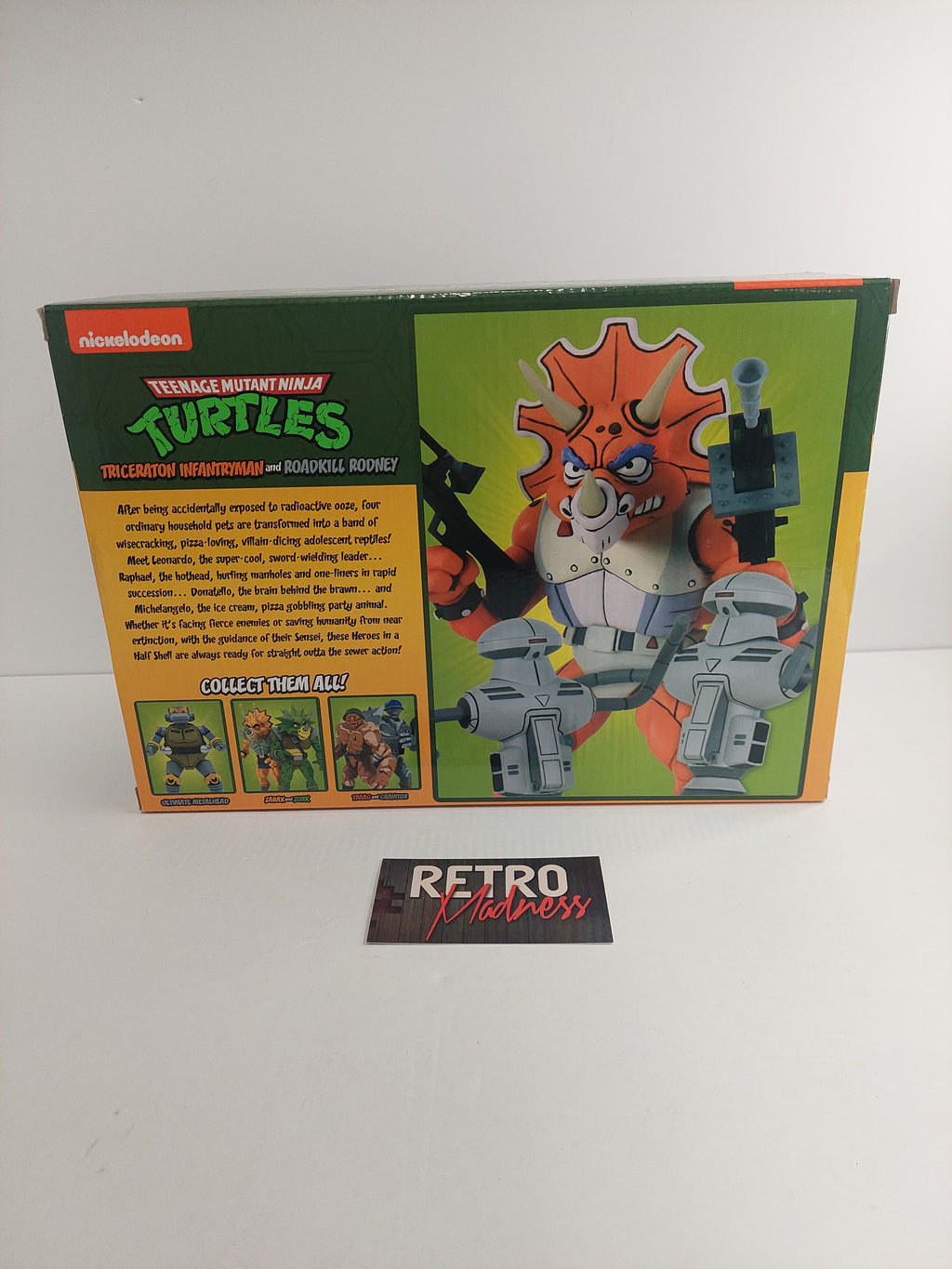 NECA Teenage Mutant Ninja Turtles Triceraton Infantryman & Roadkill Rodney