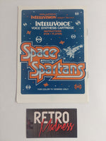 Mattel Electronics Intellivision Space Spartans Instruction Manual ONLY No Game