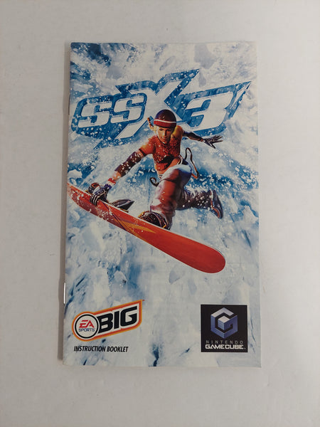 Nintendo GameCube SSX 3 Manual Instruction Booklet ONLY
