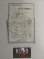Vintage 1987 Dino-Riders Styracosaurus with Turret Heroic DineRider