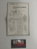 Vintage 1987 Dino-Riders Styracosaurus with Turret Heroic DineRider
