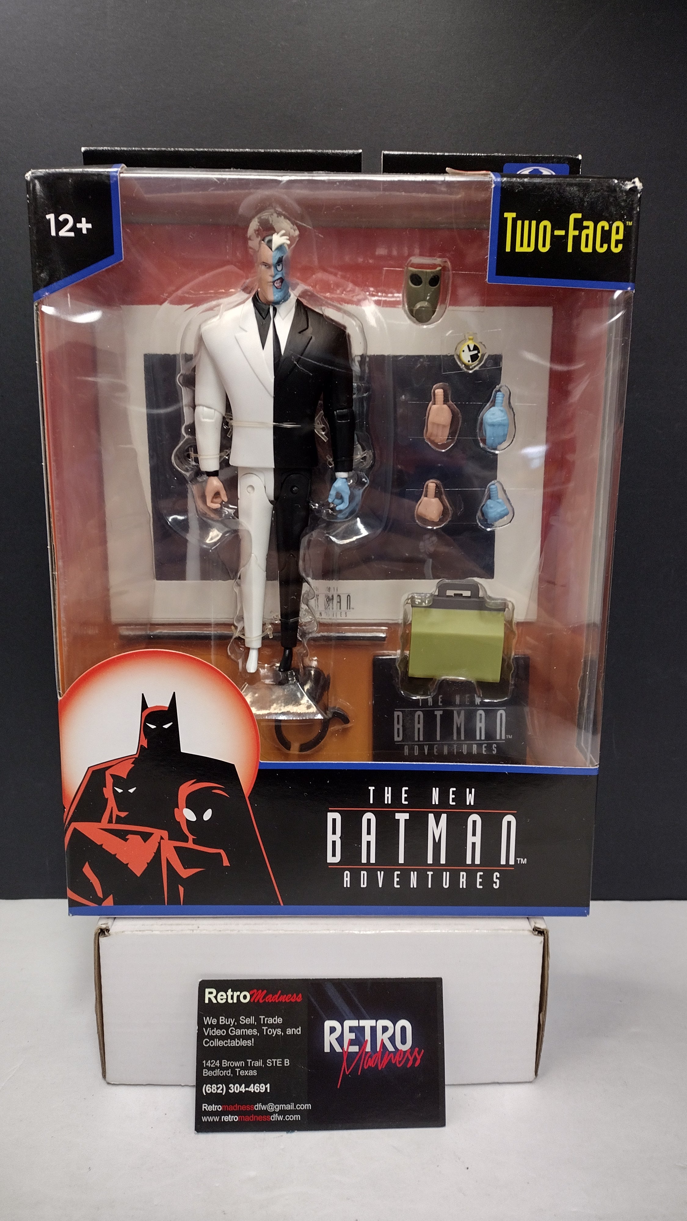 McFarlane Toys DC Direct The New Batman Adventures Two-Face 6" Action Figure (Brand New & Factory Sealed)