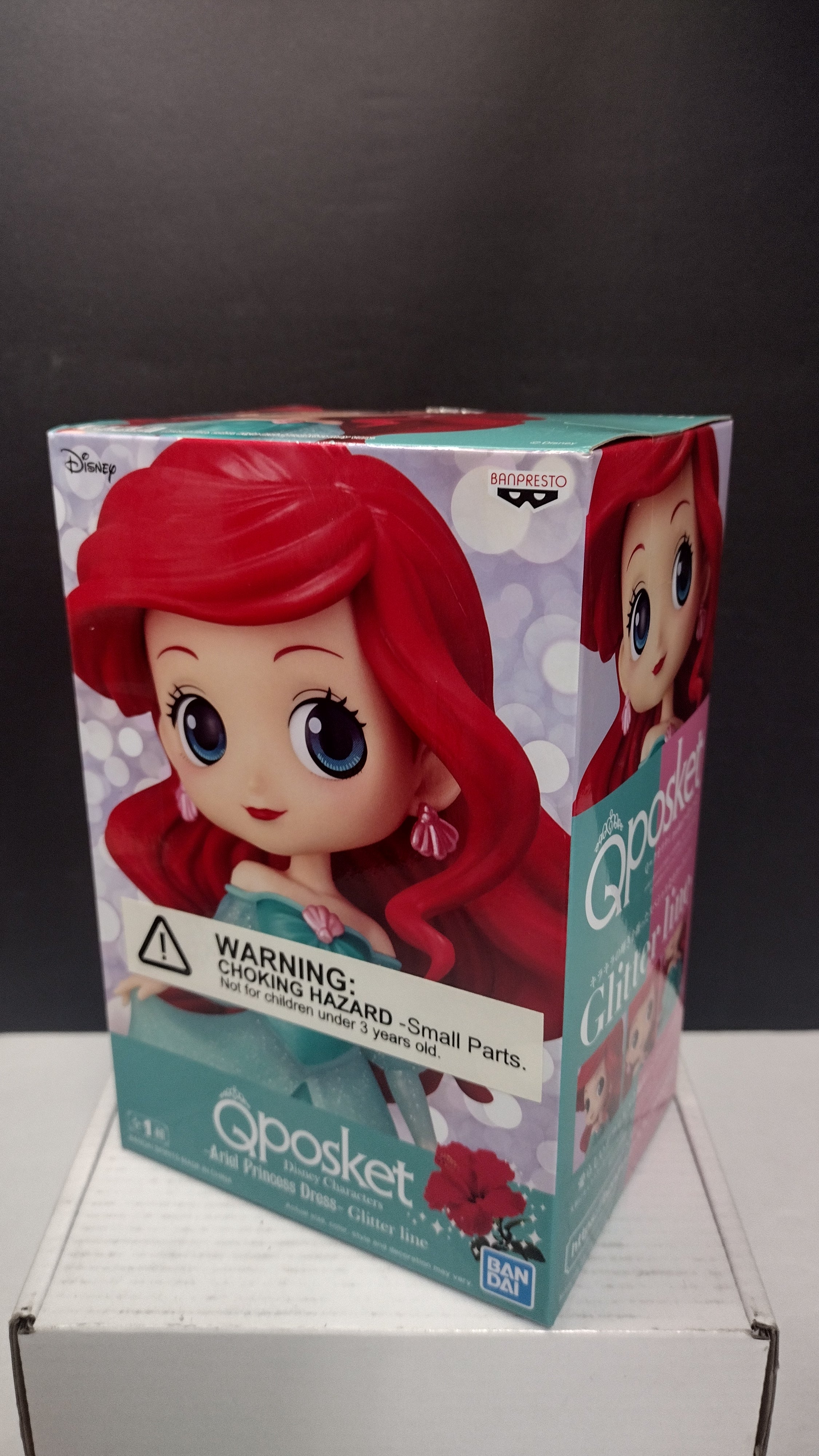 Banpresto Disney Characters Ariel Q Posket Glitter Line (Type A) NIB