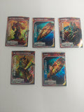 Transformers Kingdom War For Cybertron Trilogy Golden Disk Card Lot