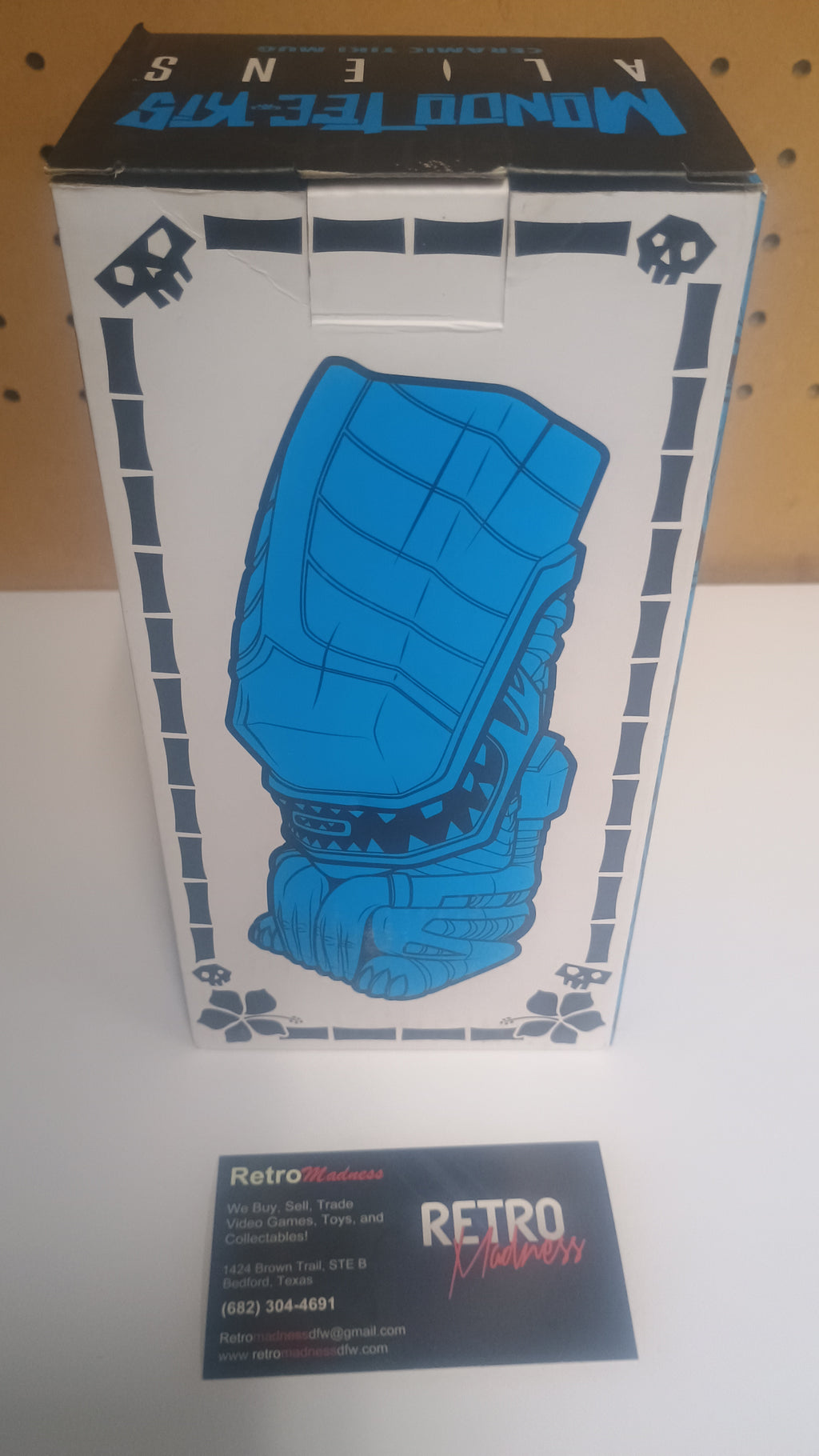 Mondo Tee-Kis Aliens Blue Ceramic Tiki Mug
