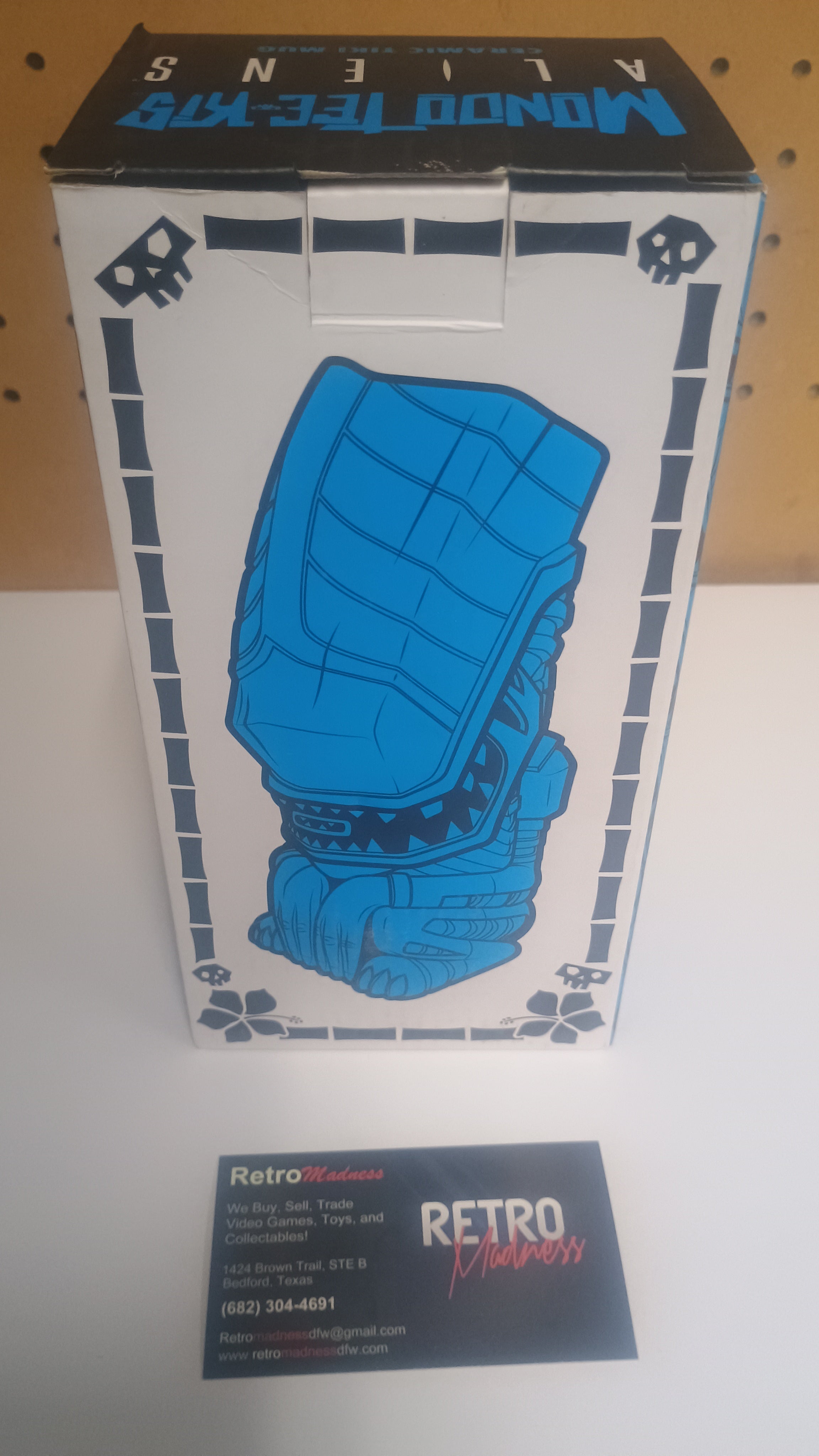 Mondo Tee-Kis Aliens Blue Ceramic Tiki Mug