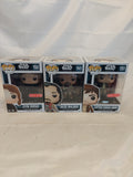 Lot of 3 Funko Pops Star Wars Rogue One Jyn Erso, Baze Malbus and Cassian Andor