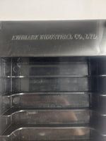 Kenmark Faux Walnut Wood Cassette Tape Storage Case