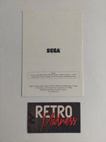 Sega Game Gear Instruction Manual ONLY